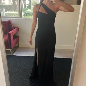 Elegant and chic black formal gown